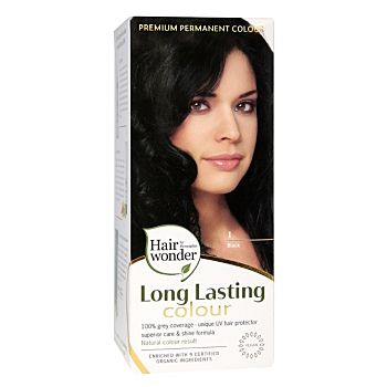 HENNA PLUS Přírodní barva na vlasy 1 Černá 100 ml (Přírodní barvy na vlasy) - Přírodní