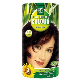 HENNA PLUS Přírodní barva na vlasy BURGUNSKÁ HNĚDÁ 3.67 100 ml