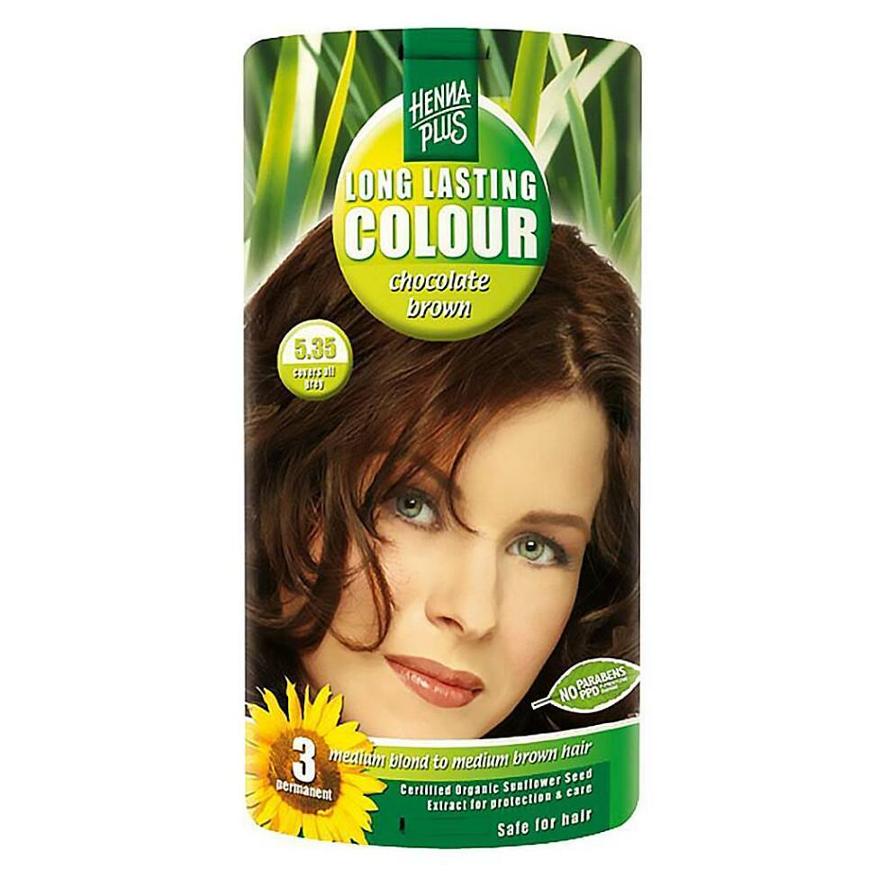 E-shop HENNA PLUS Přírodní barva na vlasy 5.35 Čokoládově hnědá 100 ml