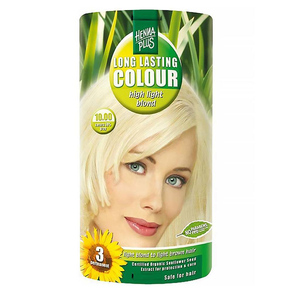E-shop HENNA PLUS Přírodní barva na vlasy 10 Extra světlá blond 100 ml