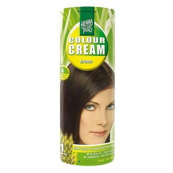 HENNA PLUS Přírodní barva na vlasy krémová HNĚDÁ 4 60 ml