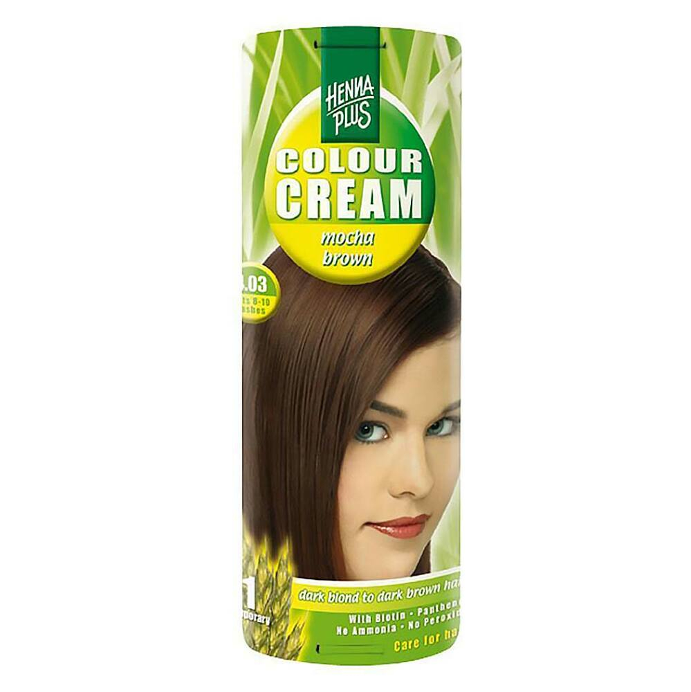 E-shop HENNA PLUS Přírodní barva na vlasy 4.03 Mocca hnědá 60 ml
