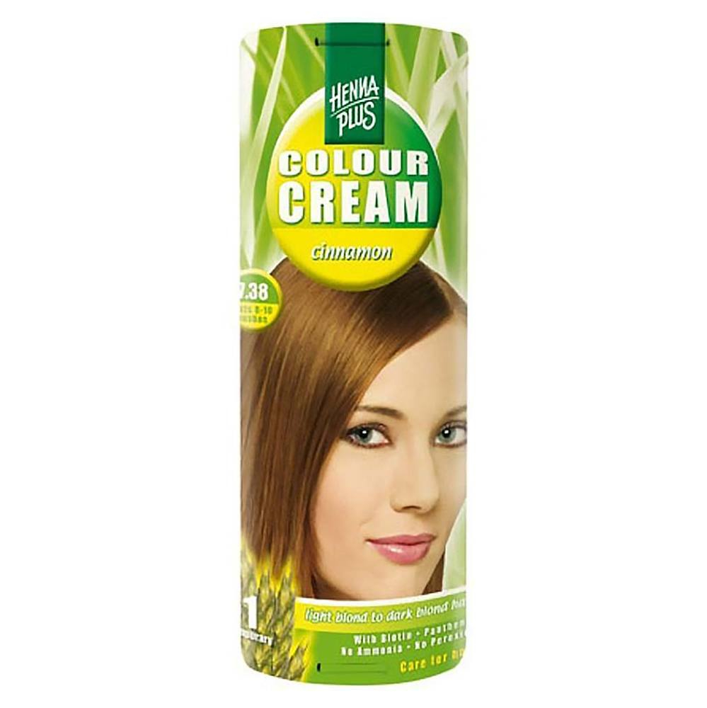 E-shop HENNA PLUS Přírodní barva na vlasy krémová 7.38 Skořicová 60 ml