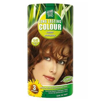 HENNA PLUS Přírodní barva na vlasy MĚDĚNÝ MAHAGON 6.45 100 ml