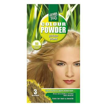 HENNA PLUS Přírodní barva na vlasy prášková ZLATÁ BLOND 50 100 g