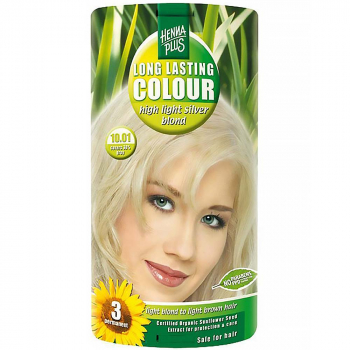 HENNA PLUS Přírodní barva na vlasy STŘÍBRNÁ BLOND 10.01 100 ml