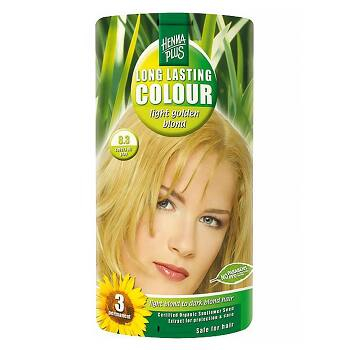 HENNA PLUS Přírodní barva na vlasy 8.3 Světle zlatá blond 100 ml