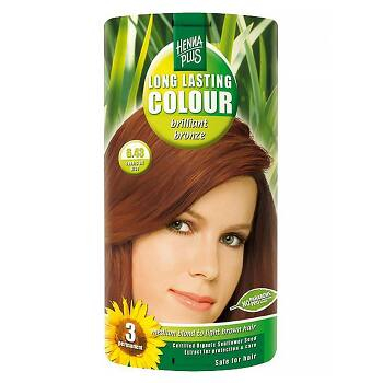 HENNA PLUS Přírodní barva na vlasy TŘPYTIVĚ BRONZOVÁ 6.43 100 ml