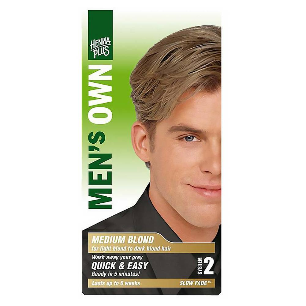 E-shop HENNA PLUS Přírodní barva na vlasy pro muže Střední blond 80 ml