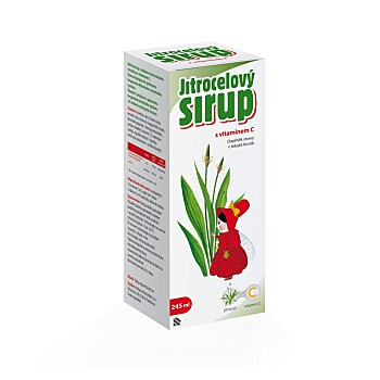 HERBACOS Jitrocelový sirup s vitamínem C 320 g (Dýchání, dýchací cesty)