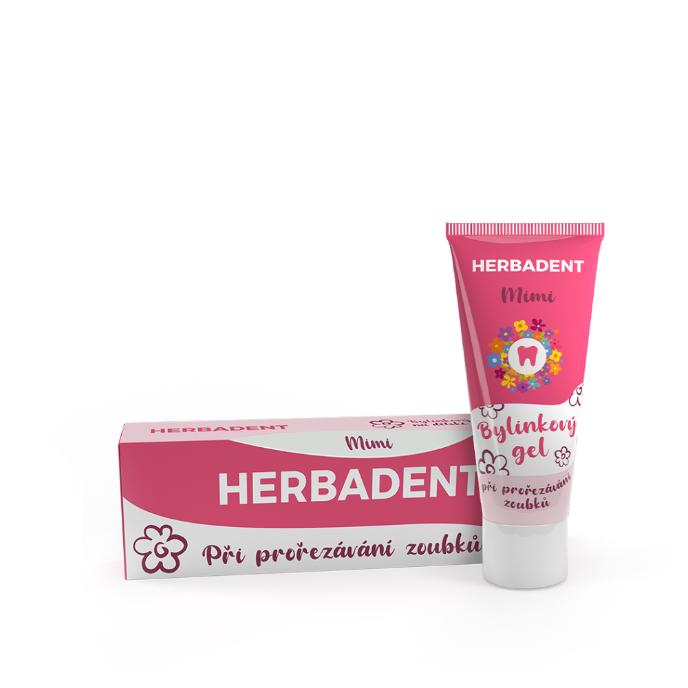 E-shop ﻿HERBADENT MIMI Bylinkový gel na prořezávání zoubků 25 g