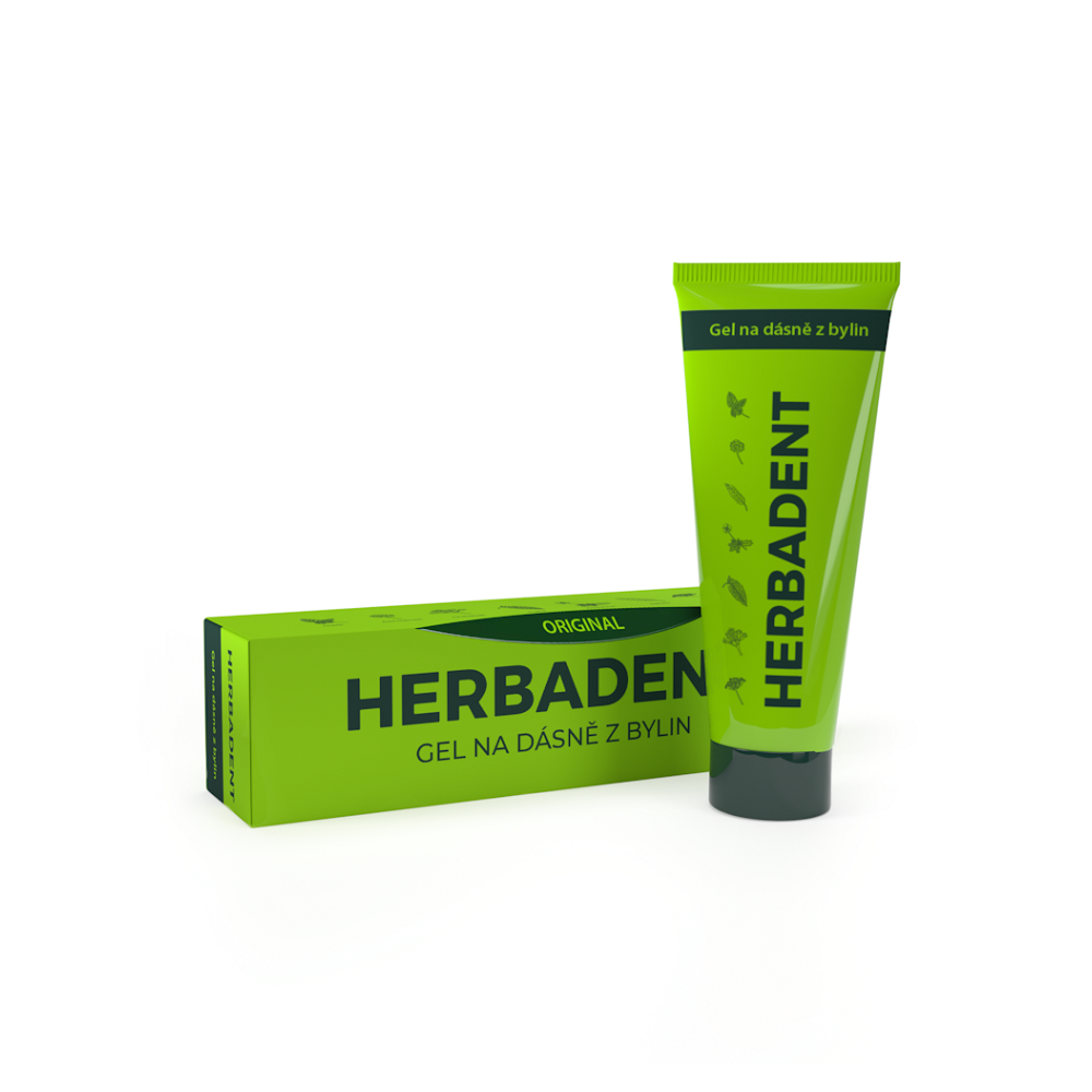 E-shop HERBADENT Original Bylinný gel na dásně 25 g
