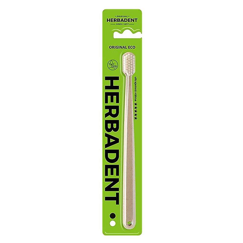 Levně HERBADENT Original Eco Zubní kartáček Ultra jemná vlákna 1 ks