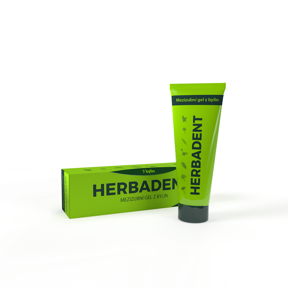 E-shop HERBADENT Original Bylinný mezizubní gel s fluoridy 25 g