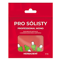 HERBADENT Professional mono náhradní hlavice 4 kusy