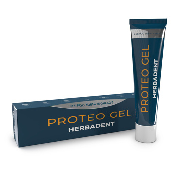 HERBADENT Proteo Gel pod zubní náhrady 40 g (Ústní gely) - Bylinné, Přírodní