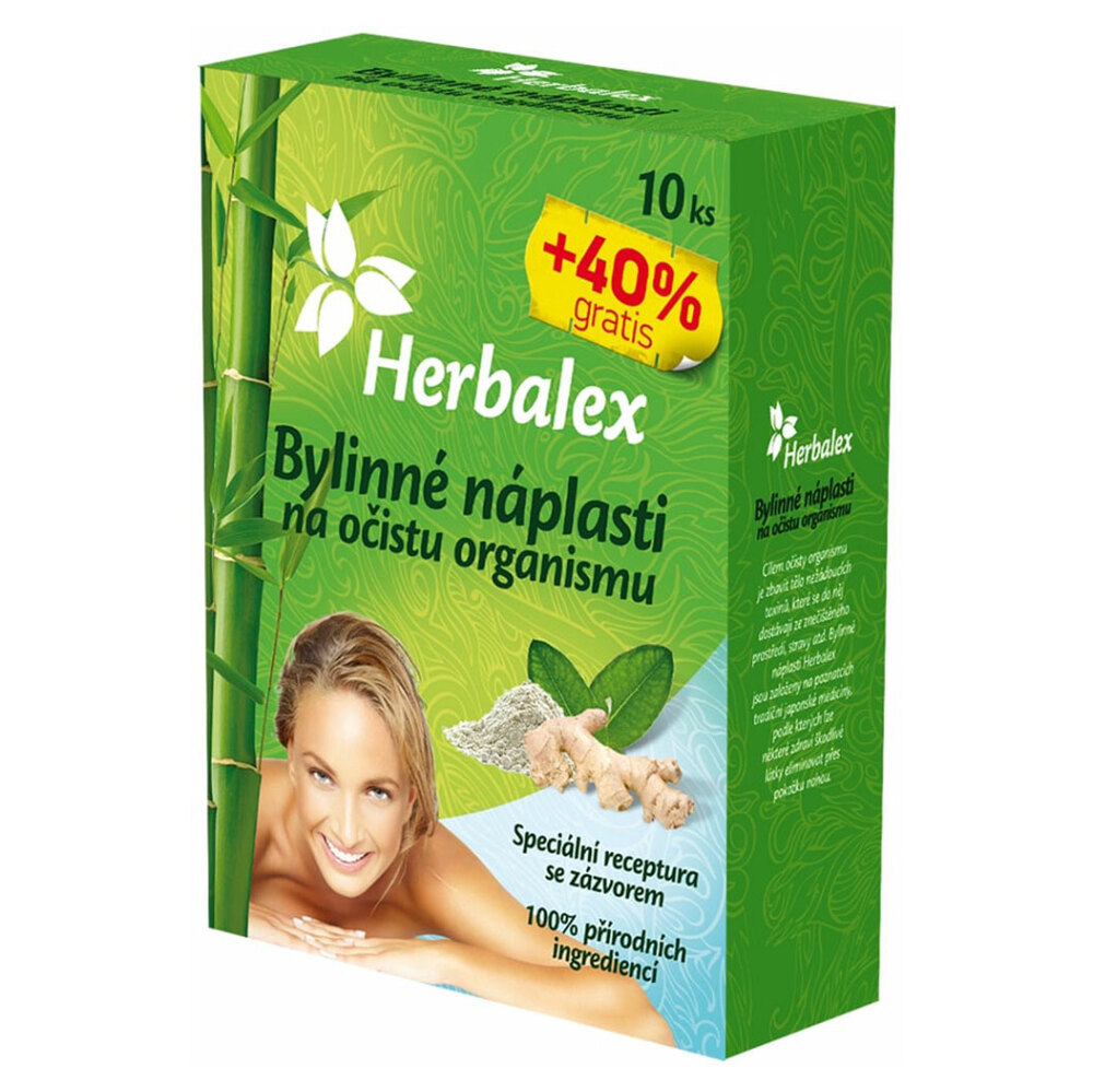 E-shop Herbalex bylinné detoxikační náplasti 10 ks