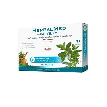 DR. WEISS HerbalMed pastilky Eukalypt + máta + vitamín C 12 pastilek