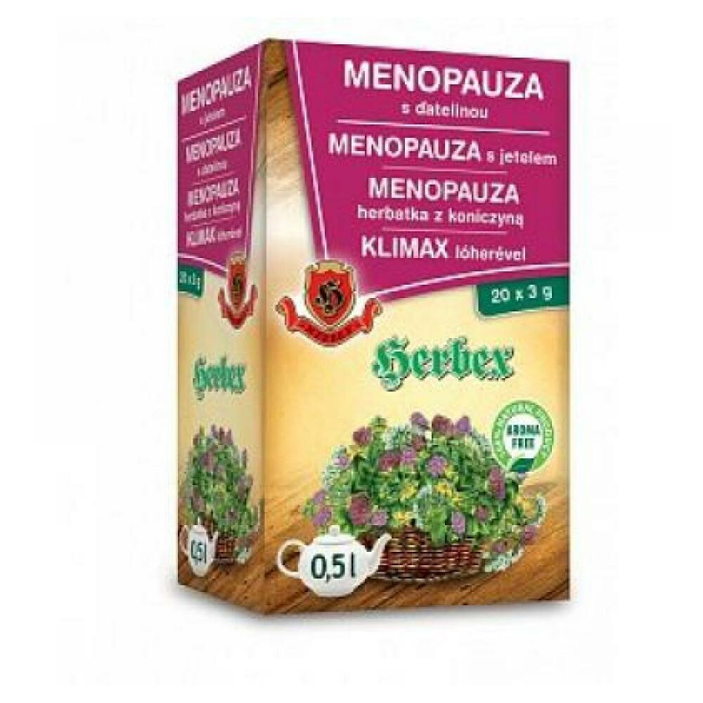 Levně HERBEX Čaj Menopauza s jetelem 20 x 3 g