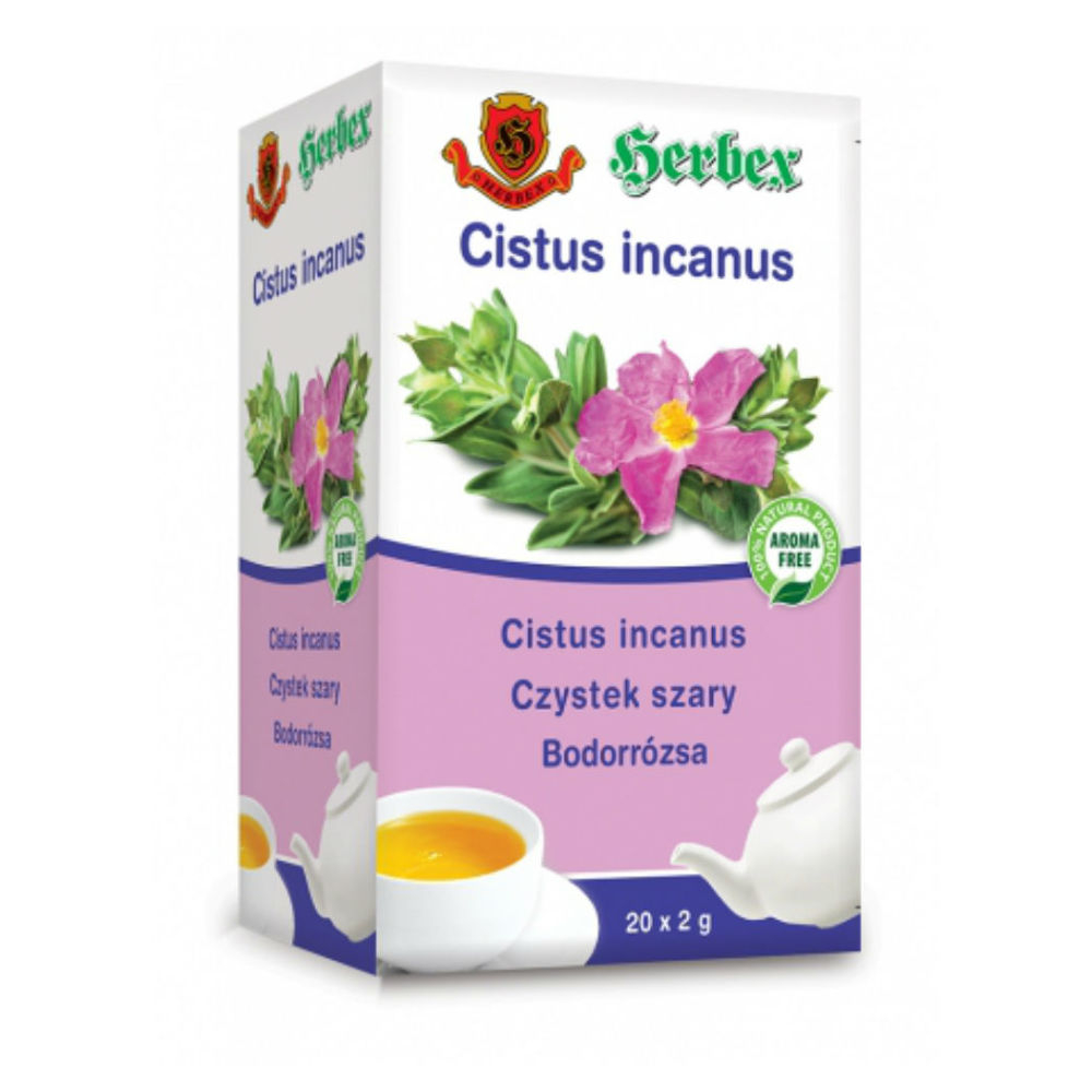 E-shop HERBEX Cistus incanus čaj 20 sáčků