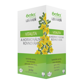 HERBEX Lékárna vitalita a hormonální rovnováha bylinný čaj 20 sáčků