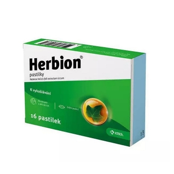HERBION 16 pastilek (Na vlhký kašel)