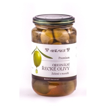 HERMES Zelené olivy s mandlí 190 g