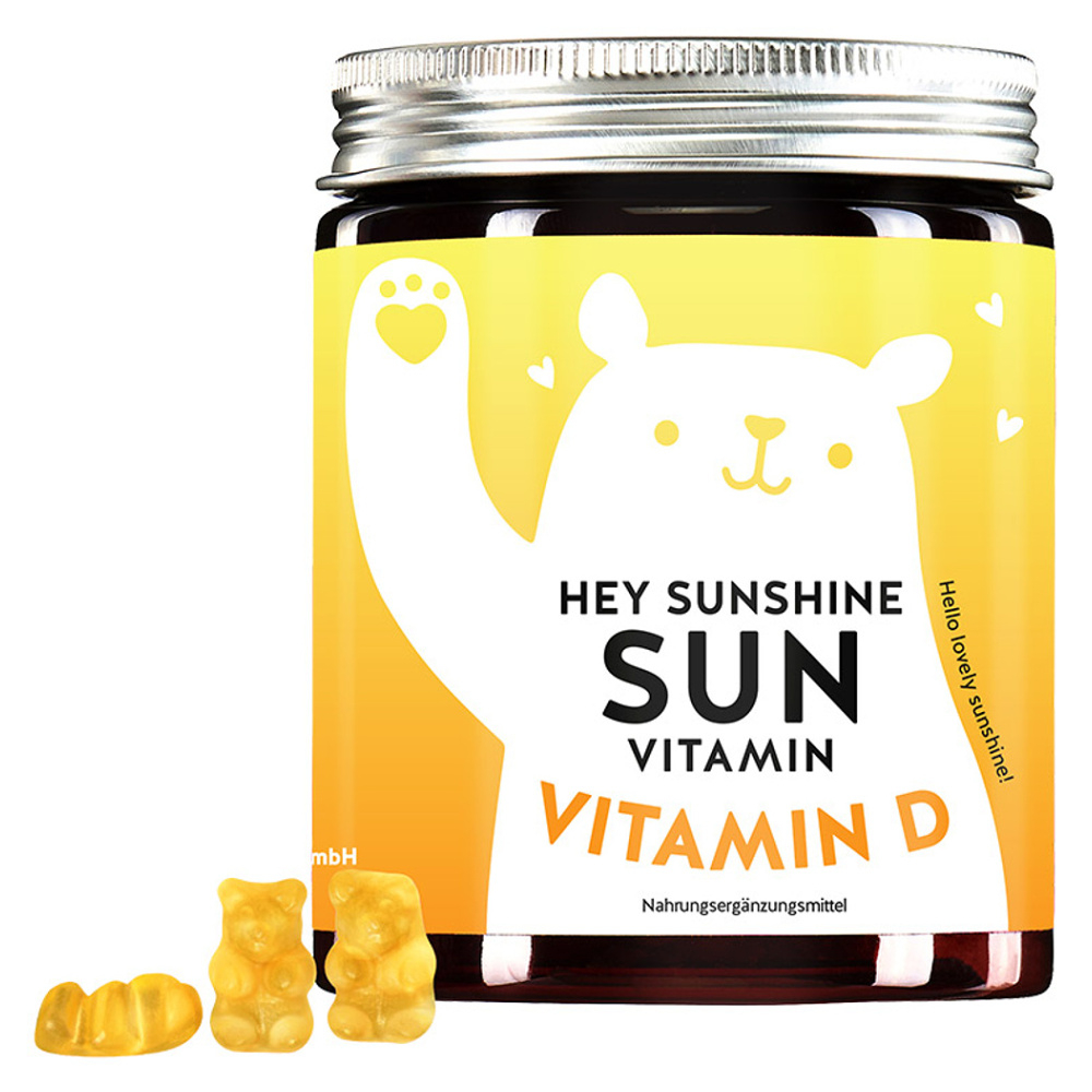 Levně BEARS WITH BENEFITS Hey Sunshine komplex s vitaminem D3 60 kusů