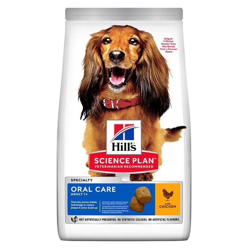 Levně HILL'S Can.Dry SP Oral Care Adult Medium Chicken 2 kg