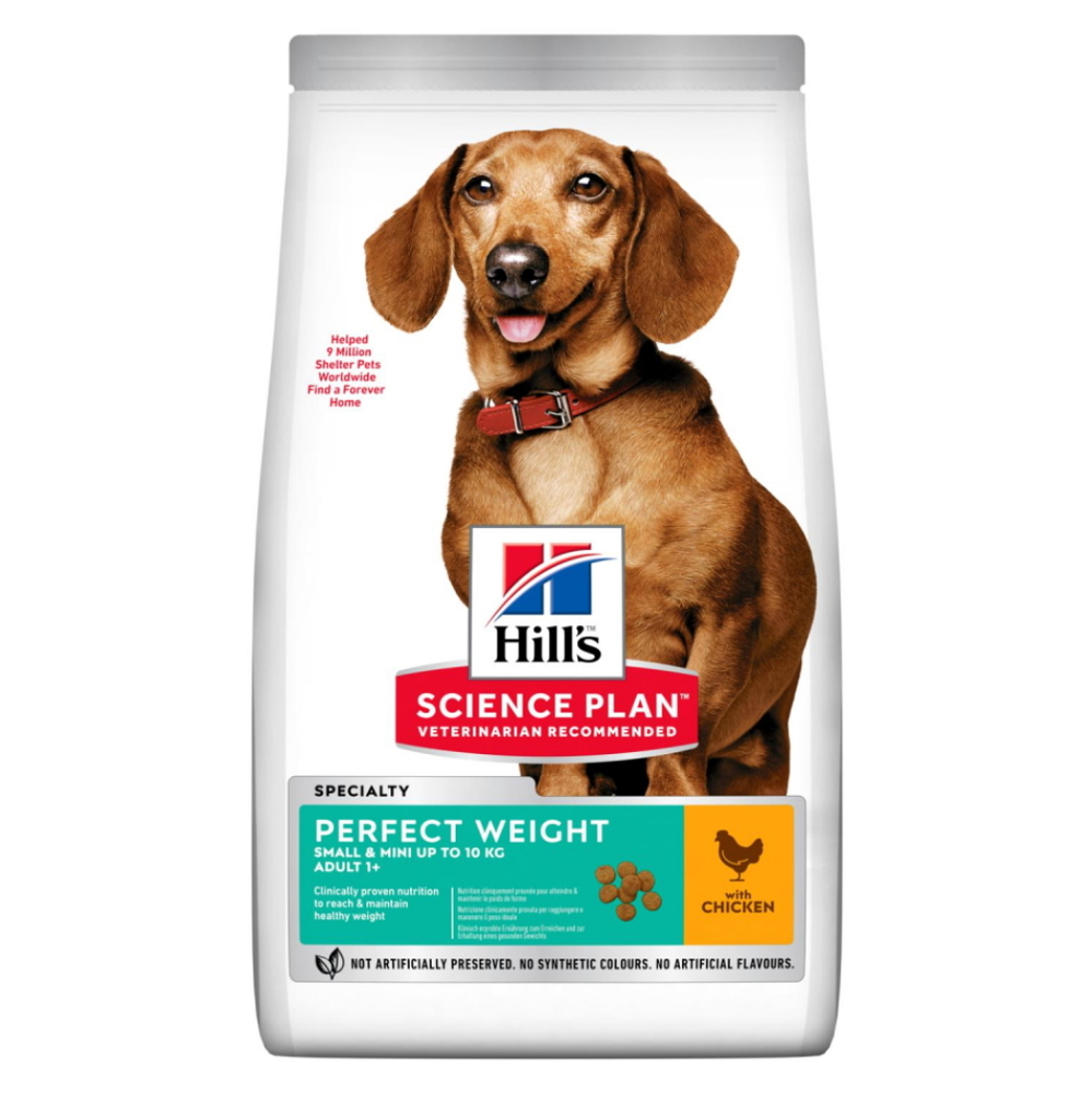 E-shop HILL'S Can.Dry SP Perf.Weight Adult Small Chicken1,5kg
