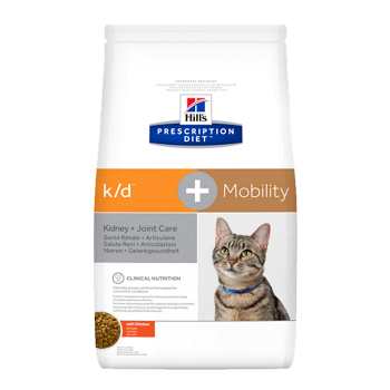 HILL'S Prescription Diet™ k/d™+Mobility Feline Chicken granule 2 kg