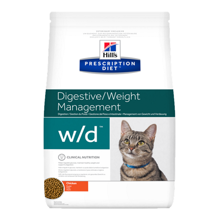 Levně HILL'S Prescription Diet™ w/d™ Feline granule 1,5 kg