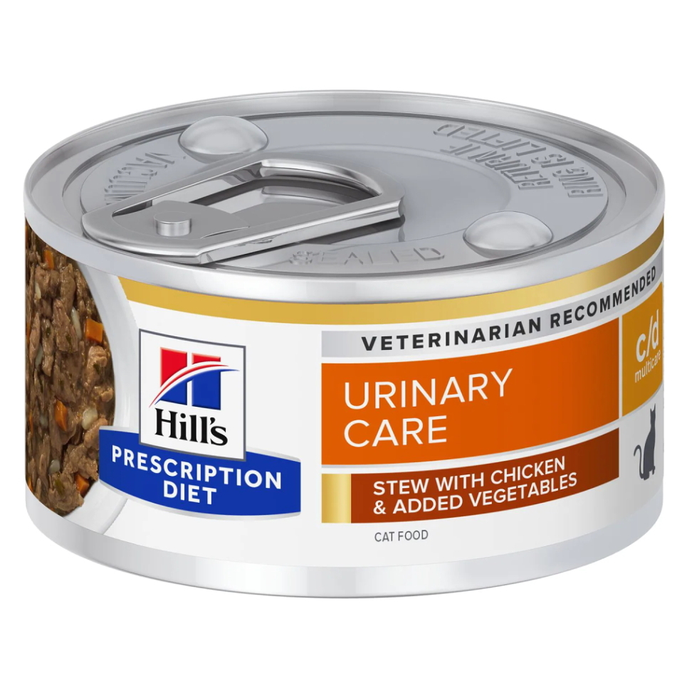 E-shop HILL'S Prescription Diet c/d Multicare kuře a zelenina konzerva pro kočky 82 g