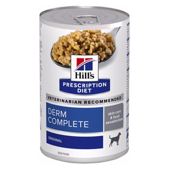 HILL'S Prescription Diet Derm Complete konzerva pro psy 370 g