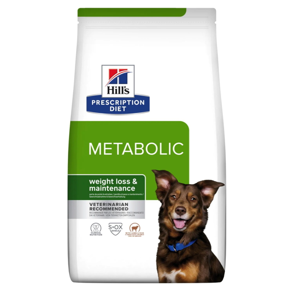 Levně HILL'S Prescription Diet Metabolic jehněčí a rýže granule pro psy 1,5 kg