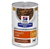 HILL'S Prescription Diet c/d Multicare kuře a zelenina konzerva pro psy 354 g