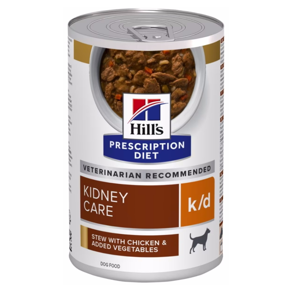 Levně HILL'S Prescription Diet k/d kuře a zelenina konzerva pro psy 354 g