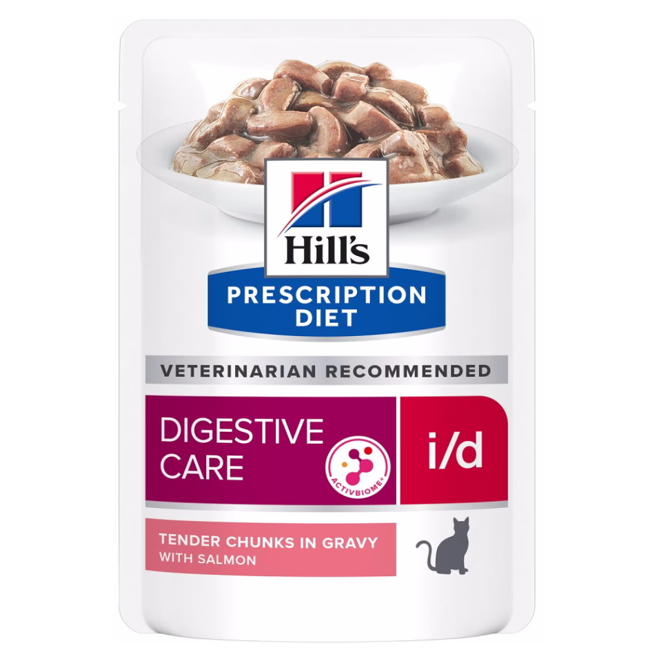 E-shop HILL'S Prescription Diet i/d losos kapsička pro kočky 12 x 85 g