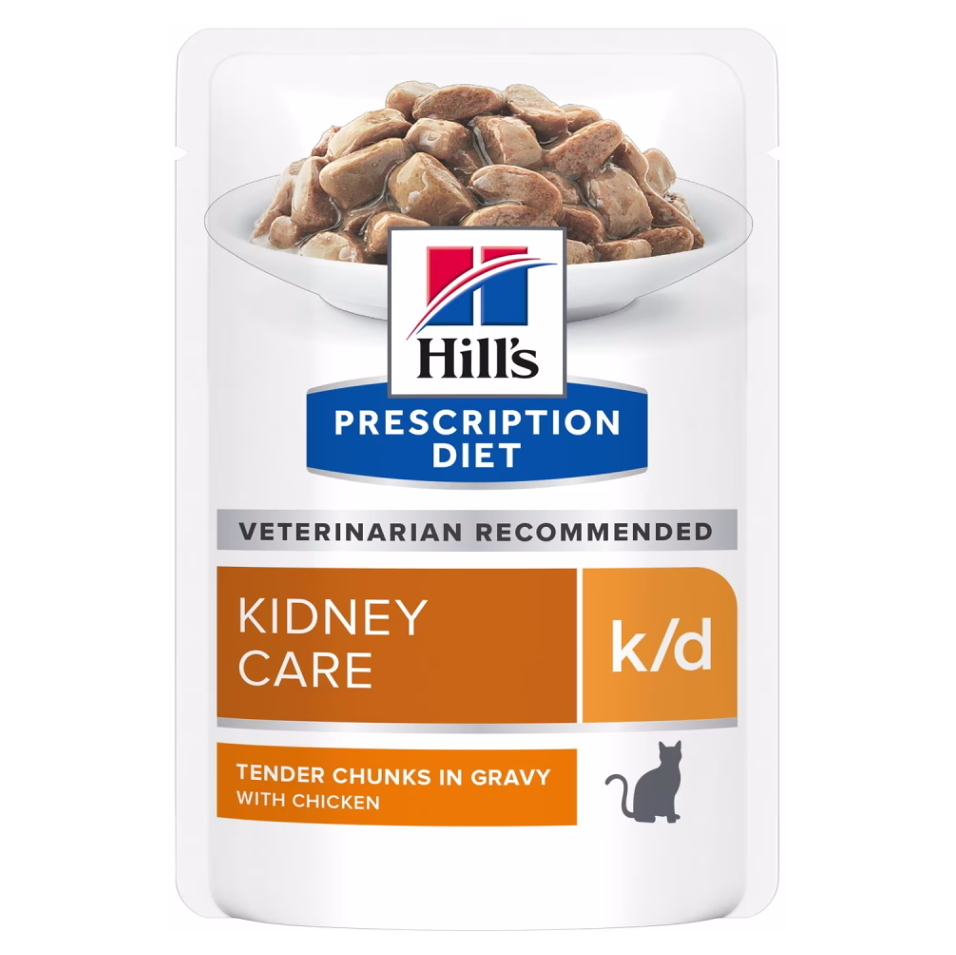 E-shop HILL'S Prescription Diet k/d kuře kapsička pro kočky 12 x 85 g