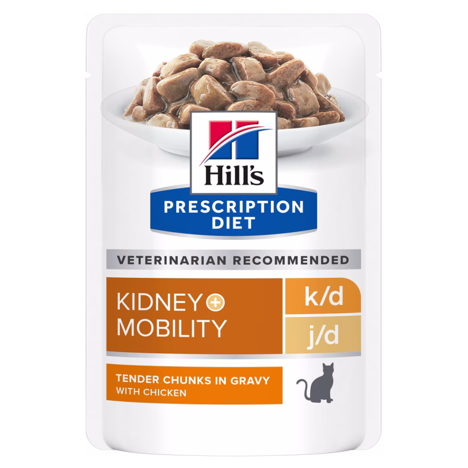 E-shop HILL'S Prescription Diet k/d + Mobility kapsička pro kočky 12 x 85 g
