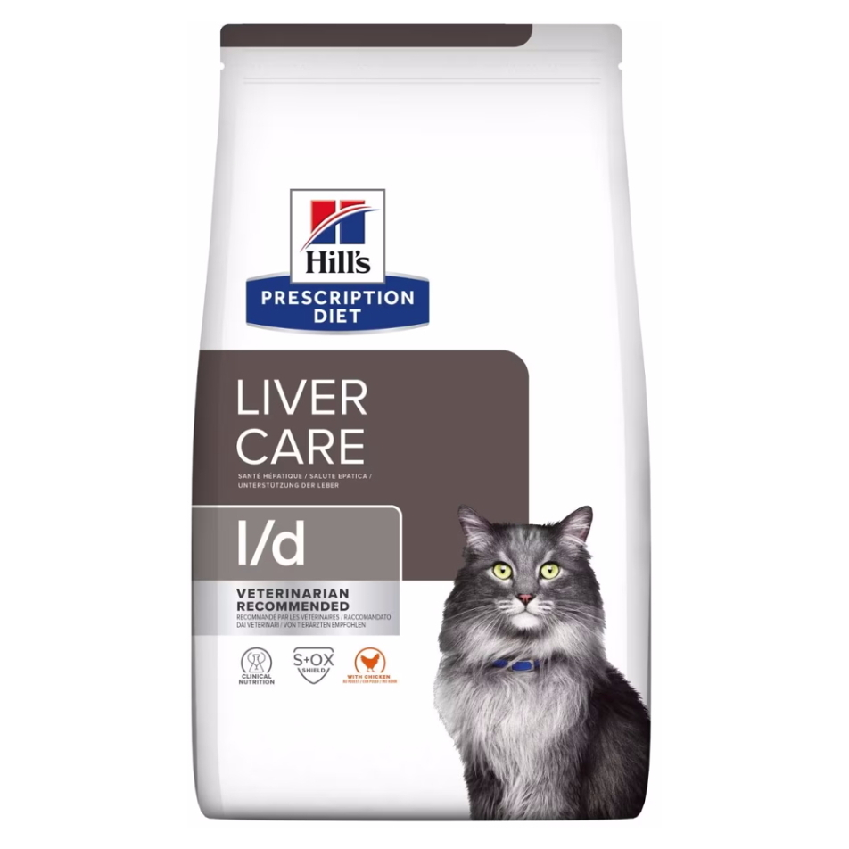 E-shop HILL'S Prescription Diet l/d granule pro kočky 1,5 kg