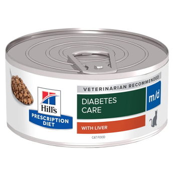 HILL'S Prescription diet m/d konzerva pro kočky 156 g