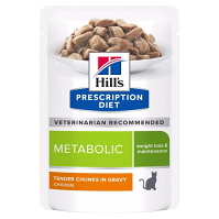 HILL'S Prescription Diet Metabolic kapsička pro kočky 12 x 85 g
