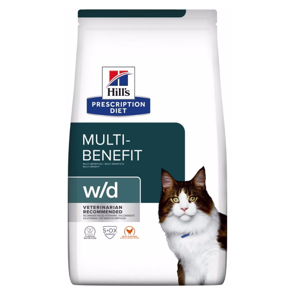 E-shop HILL'S Prescription Diet w/d granule pro kočky 3 kg