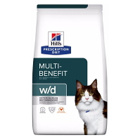 HILL'S Prescription Diet w/d granule pro kočky 3 kg