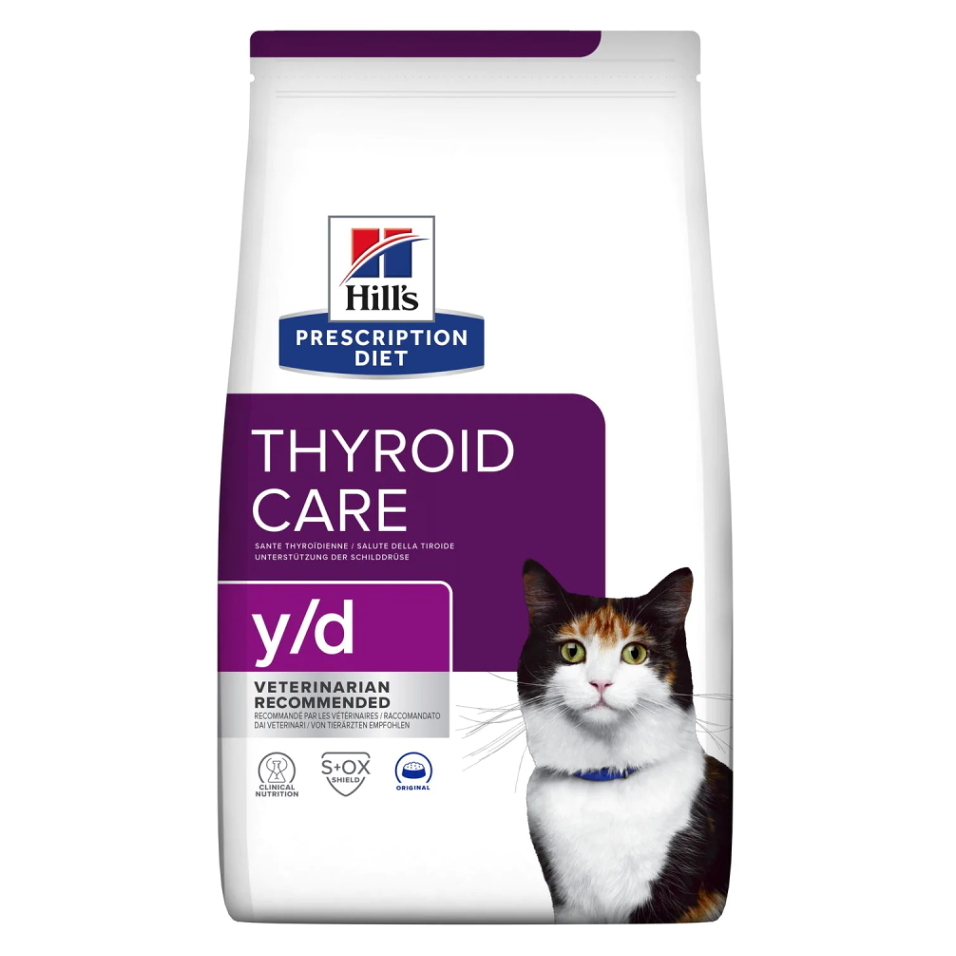 Levně HILL'S Prescription Diet y/d granule pro kočky 3 kg