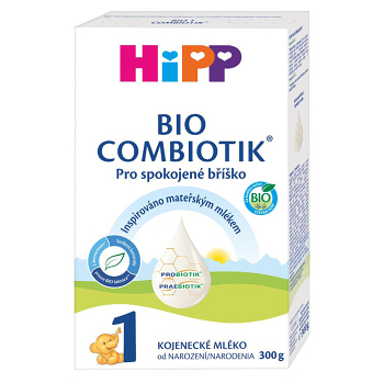 HIPP 1 Combiotik počáteční kojenecké mléko od 0 - 6 měsíců BIO 300 g (Počáteční kojenecká mléka) - BIO