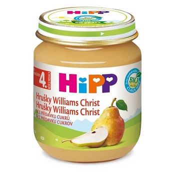 HIPP 100% Hrušky Williams-Christ BIO 125 g (Ovocné přesnídávky) - BIO