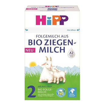HIPP 2 Kozí mléko od 6. měsíce BIO 400 g (Pokračovací kojenecká mléka) - BIO, Kozí