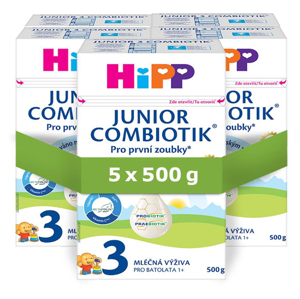 HiPP 3 Junior Combiotik mléčná výživa 5x500g